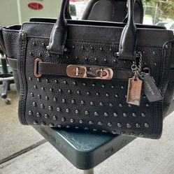 Coach Studded Handbag