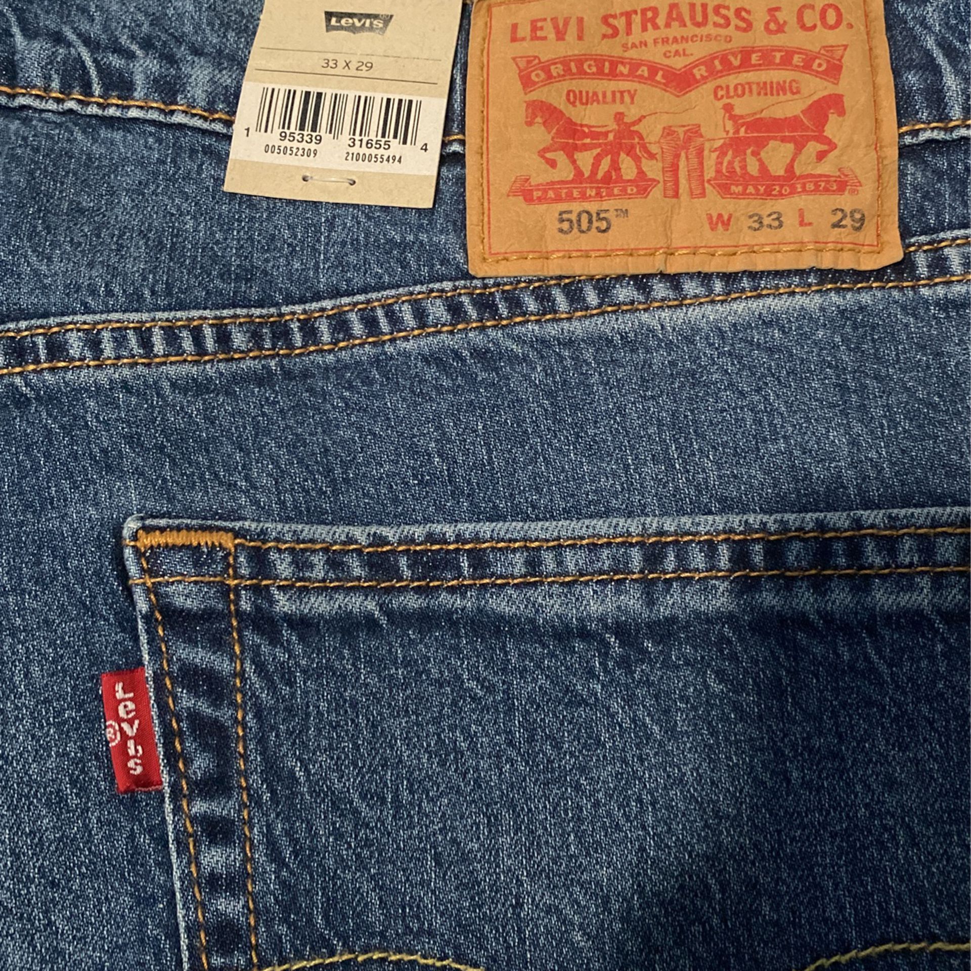 33x29 Levi’s Men’s 505 Regular Jeans