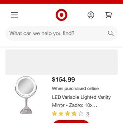 Huge LED Lighted Makeup Mirror