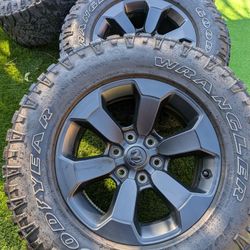 RAM Truck Wheels And Tires All Black 