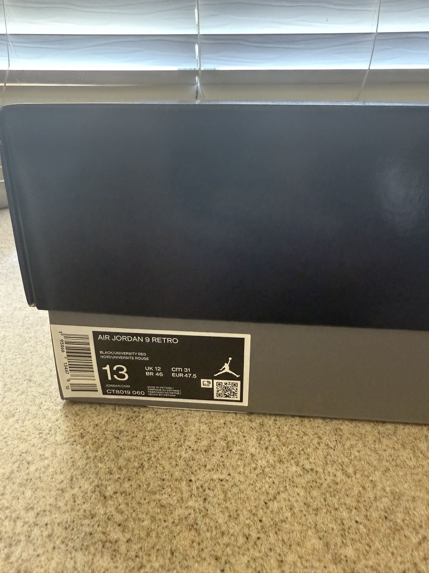 Jordan 9 Particle Grey Size 13
