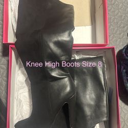 Knee high Boots Size 8