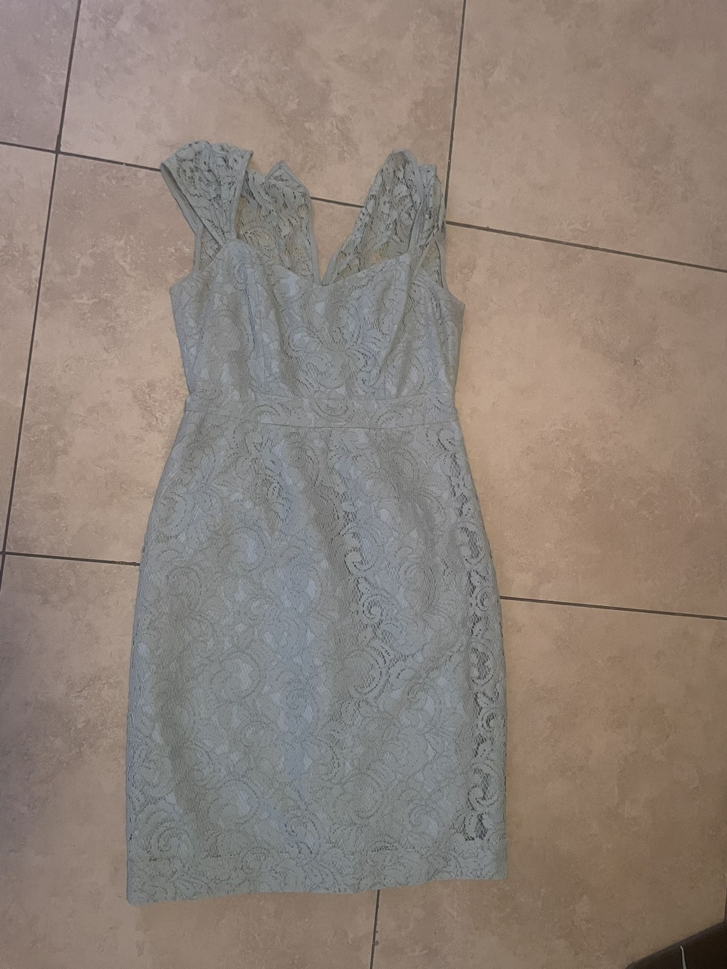 Sage green dress