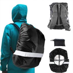 Frelaxy Hi-Visibility Backpack Rain Cover with Reflective Strip 100% Waterproof 