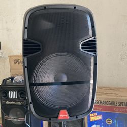 Rechargeable Speaker System - 15” Woofer 
