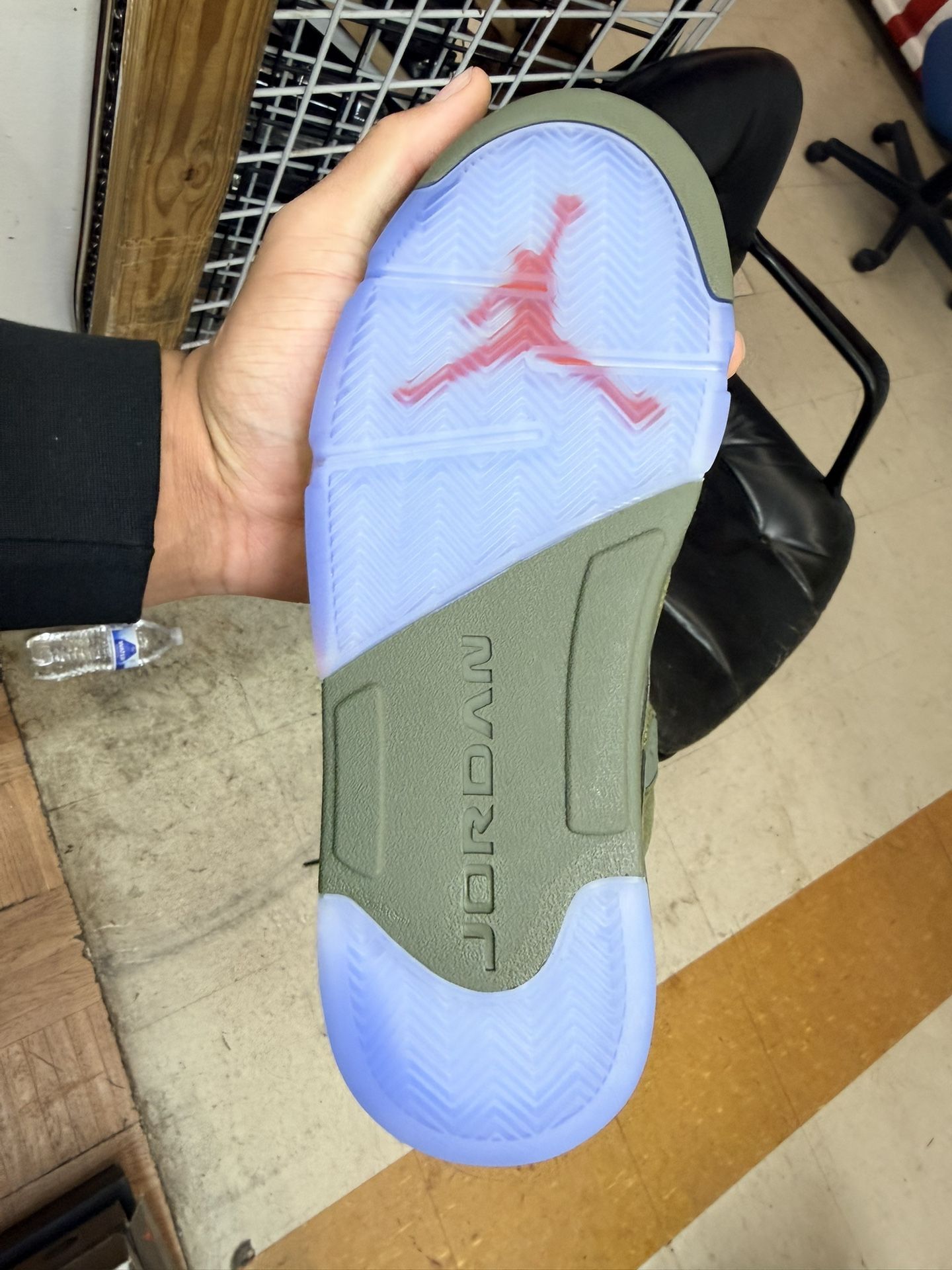 these are Air Jordan 5 “Green Bean /Olive” (Army Green— size 13