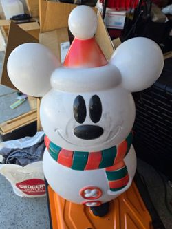 Mickey, Minnie Christmas Blow Mold