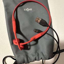 Shokz Red Headphones