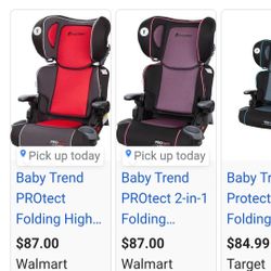 Baby Trend Protest 2 In 1 Folding Booster Seat 