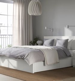 IKEA MALM full sized bed frame