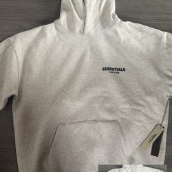 Brand New Grey Essentials Hoodie 