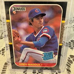 1987 Donruss #36 Greg Maddux RC (Rookie Card)