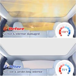 Tesla Model Y Sunshade Roof with Nano Coatings