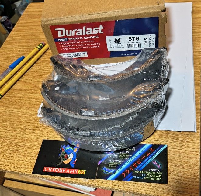 2002 Honda Civic Rear Brake Shoes SKU # 354886