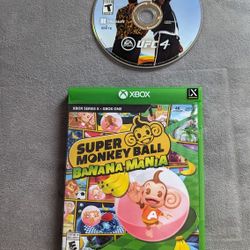 Xbox Series X And One Two Games Super Monkey Ball And UFC 4