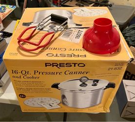 Presto canning/pressure cooker 16 qt