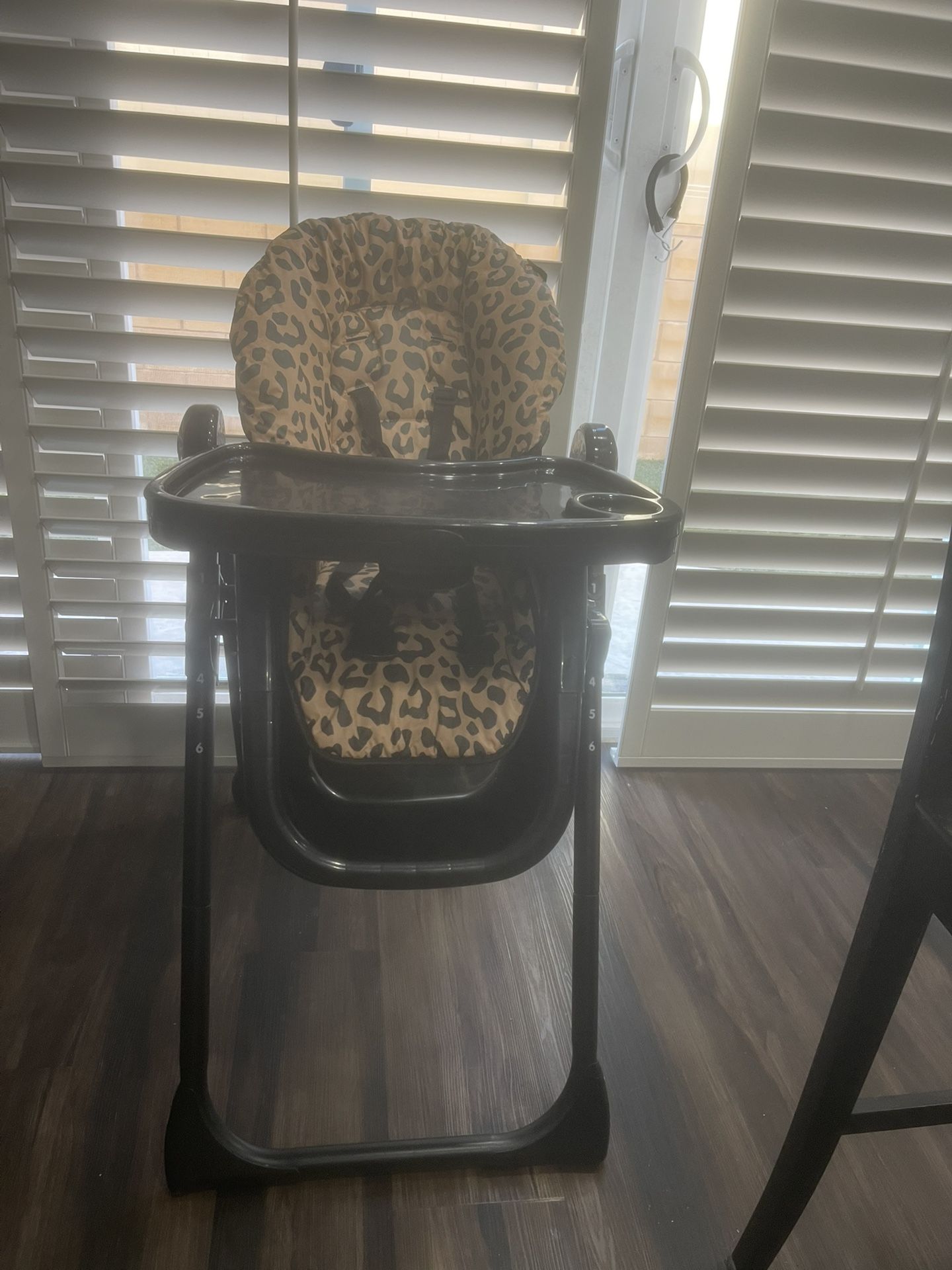 High Chair Leopard Print