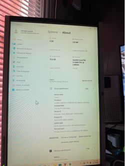 HP Pavilion Desktop 590-p0066 with 24 inch HP monitor
