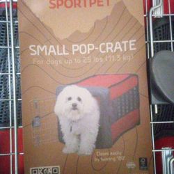 Brand New Sport Pet Small Poo Up Crate 