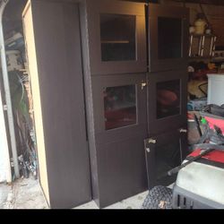 China Cabinets Or Storage Cabinets Dark Brown