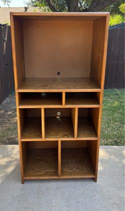 Solid Wood Vintage Entertainment Center