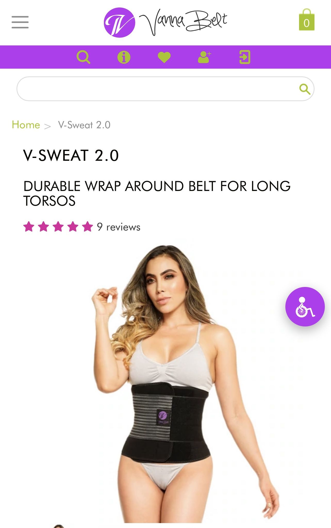 Sweat belt / waist trainer New