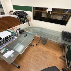 Glass Desk