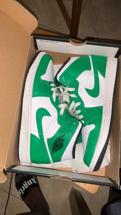 Jordan 1 mid lucky green