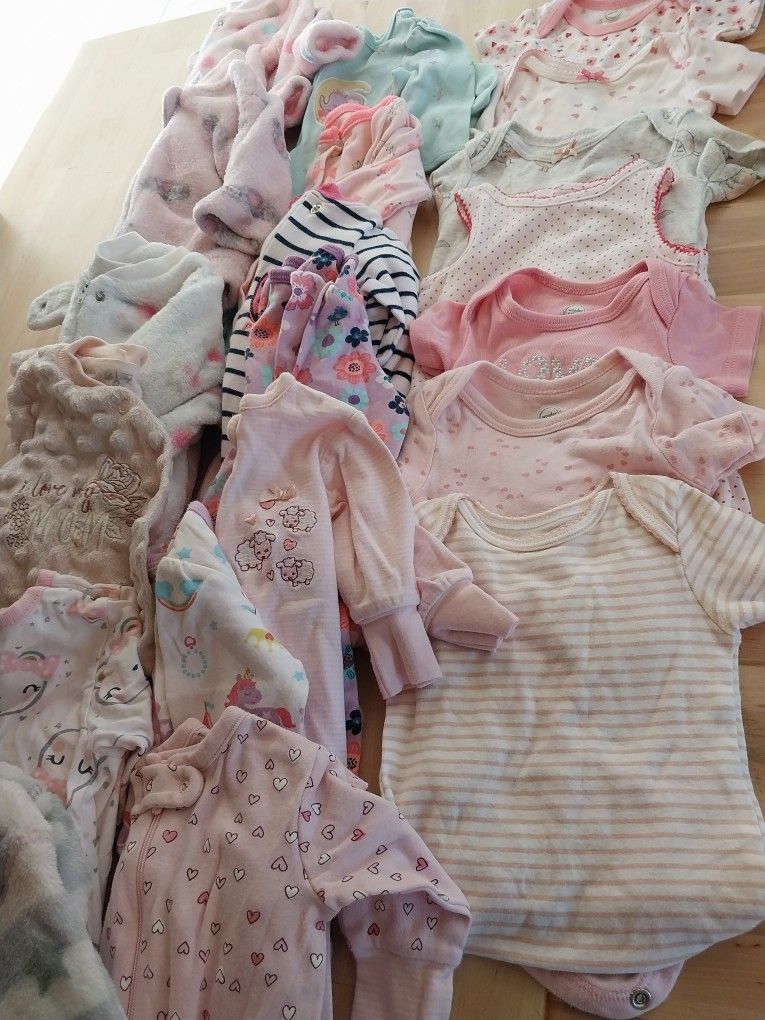 Baby Gril 0-3  Ropa De Bebe De  0-3 Meses