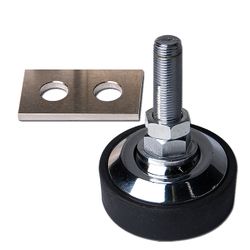 Swivel Leveling Foot for Floor Scales 1"-14 UNF thread SS Feet with ball capture