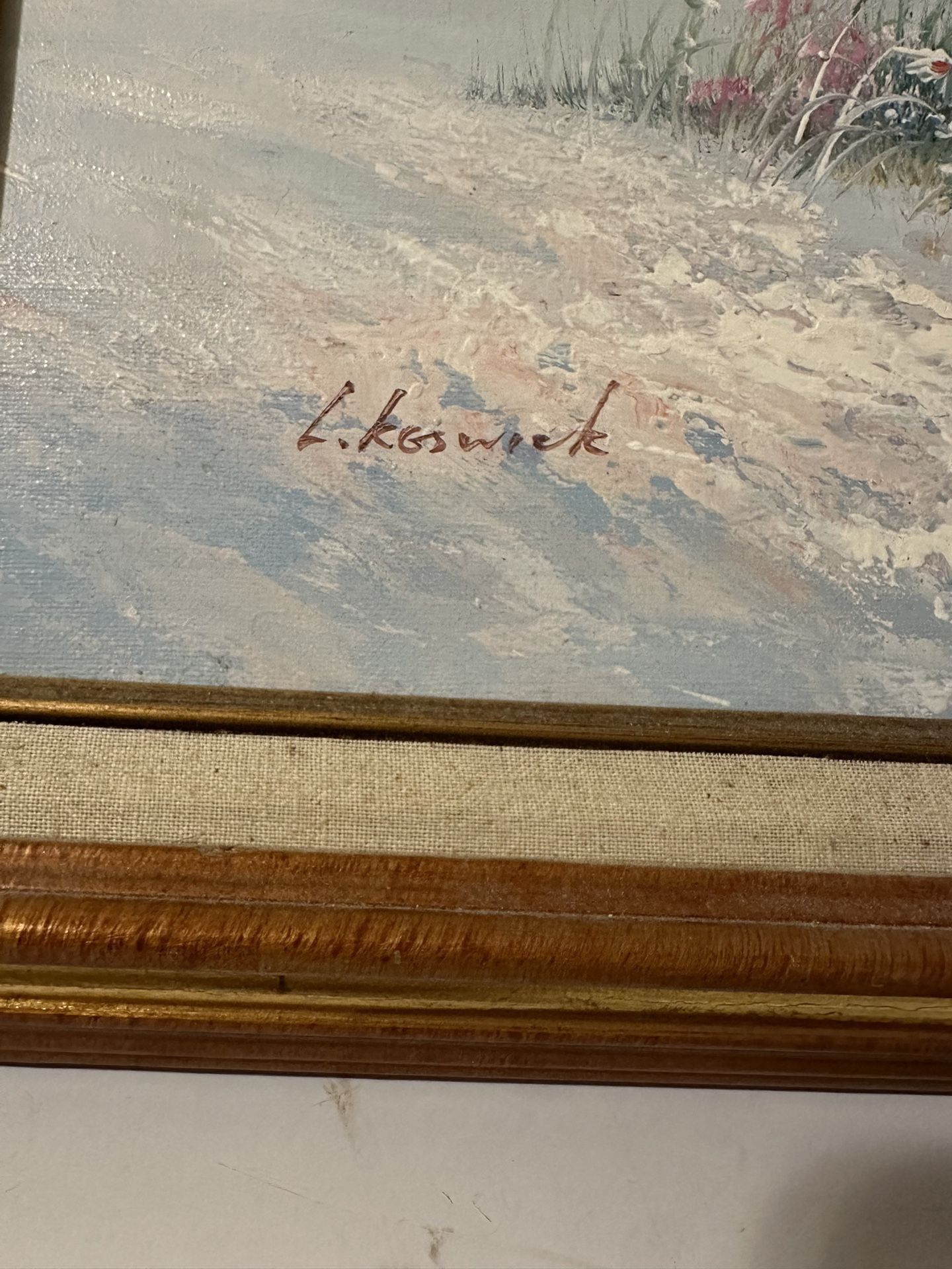 Laura Keswick Oil Canvas original