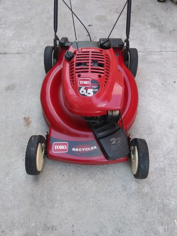 SELF PROPELLED 22" TORO RECYCLER 6.5 GTS, BRAND NEW SHARK MULCHER BLADE