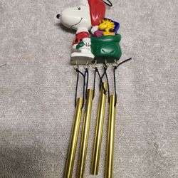 Snoopy Small Christmas Wind Chime