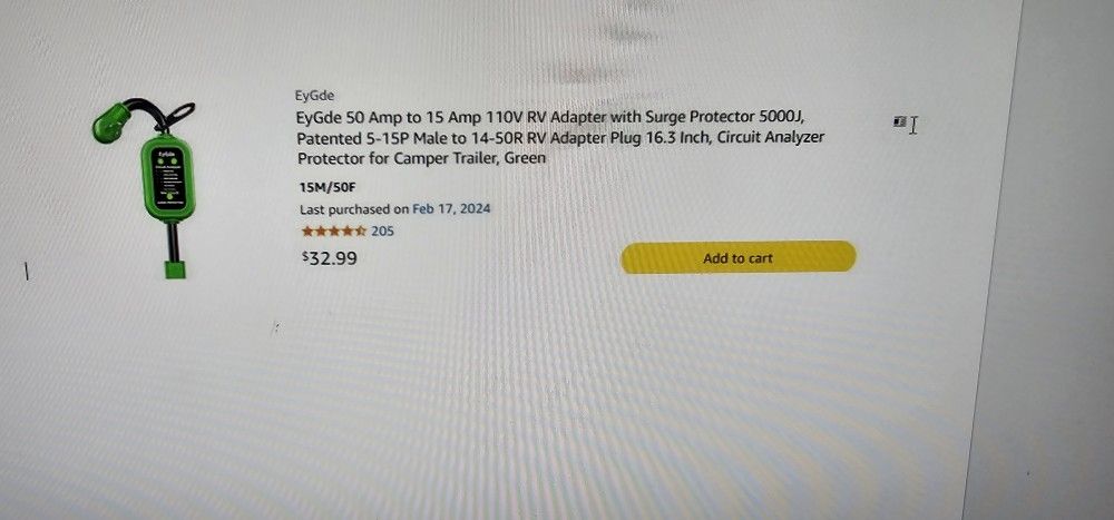 RV Surge Protectors Adapters And Extension Cord