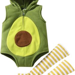 Baby avocado Halloween costume 0-6 Months