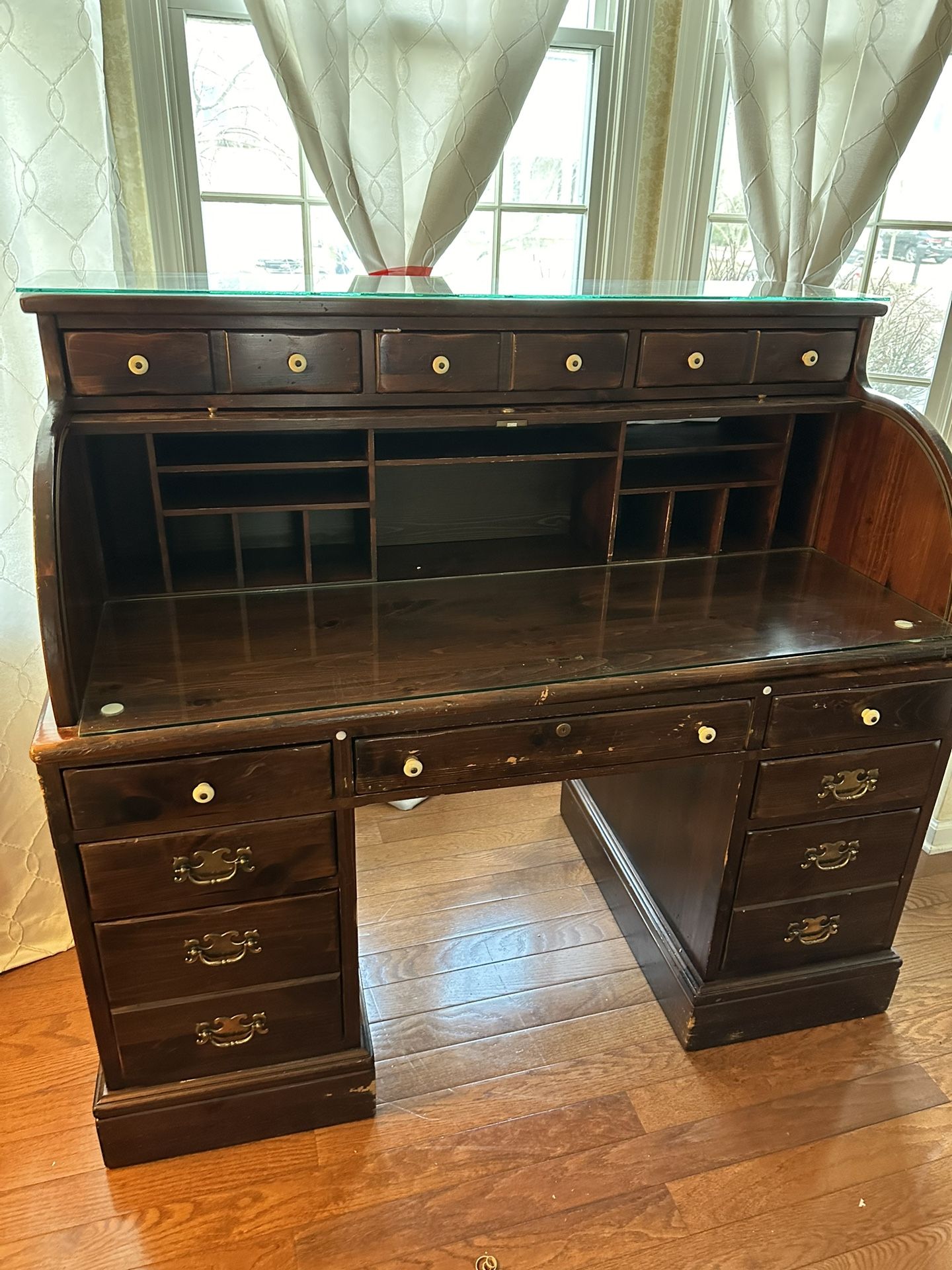 Ethan Allen Roll Top Desk for Sale in Mystic Islands, NJ OfferUp