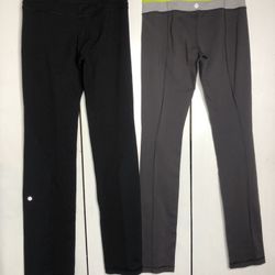 Lululemon Bundle Of Two Leggings Size 6