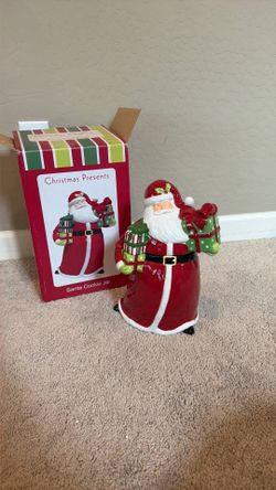 Santa cookie jar