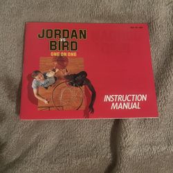 NES Jordan vs. Bird (instruction manual only)