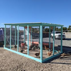 16x8 Chicken Run 8 Ft Tall