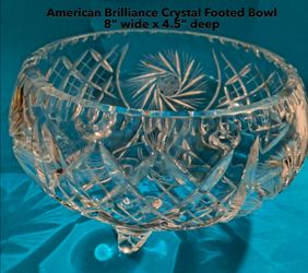 Vintage Crystal Bundle-American Brilliance, Fostoria, and Federal Glass