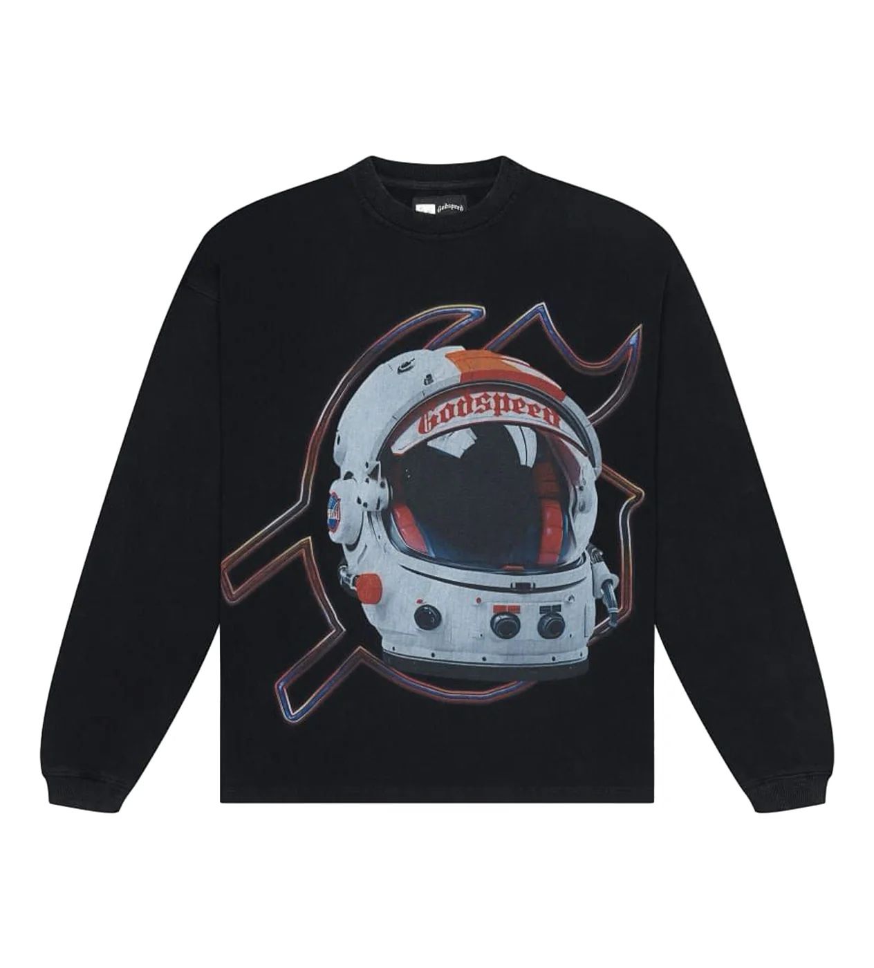 Godspeed “Lift Off “ L/S Tee Black Wash