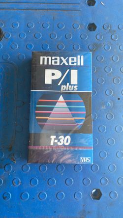 Four pack of Maxwell P/I plus VHS tapes still sealed brand new