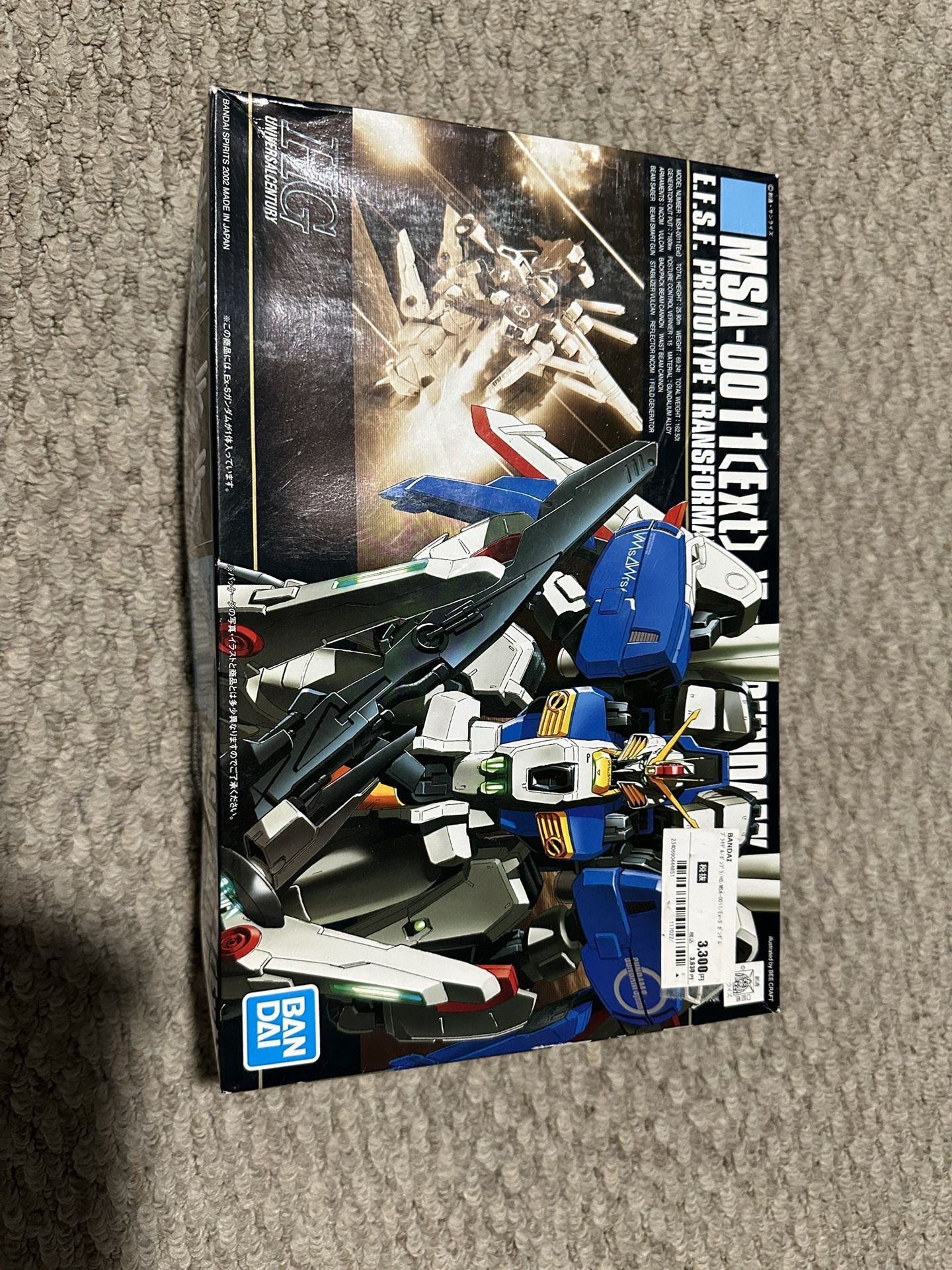 Bandai HGUC 1/144 MSA-0011[Ext] Ex-S Gundam Model Kit – New