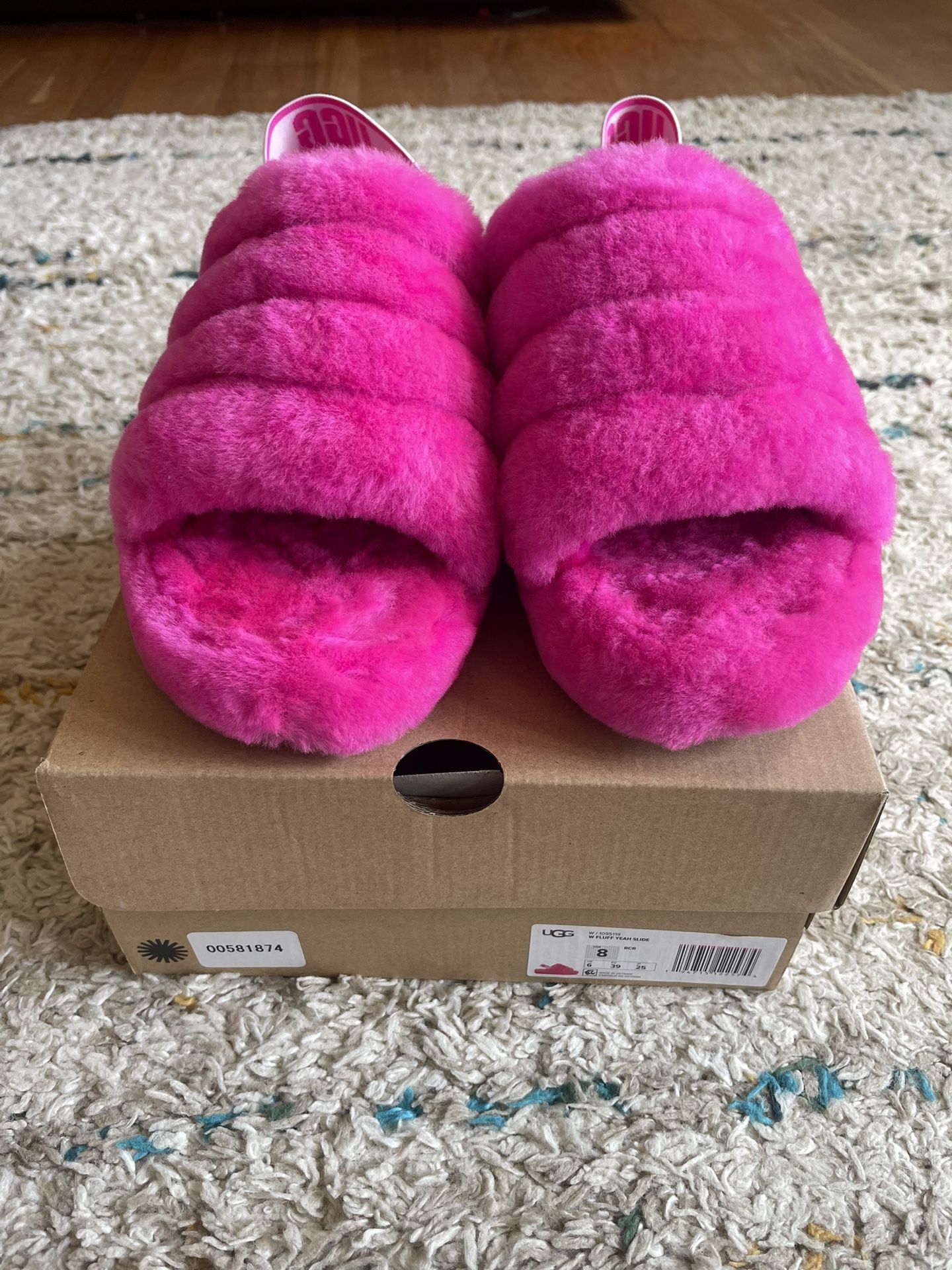 Hot Pink Ugg Slip Ons