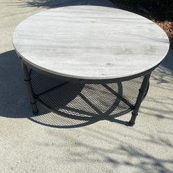 New 36” Industrial Style Coffee Table 