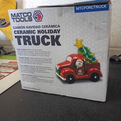 Matco Ceramic Holiday Truck