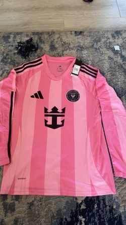 Pink Soccer Jersey Long Sleeve 