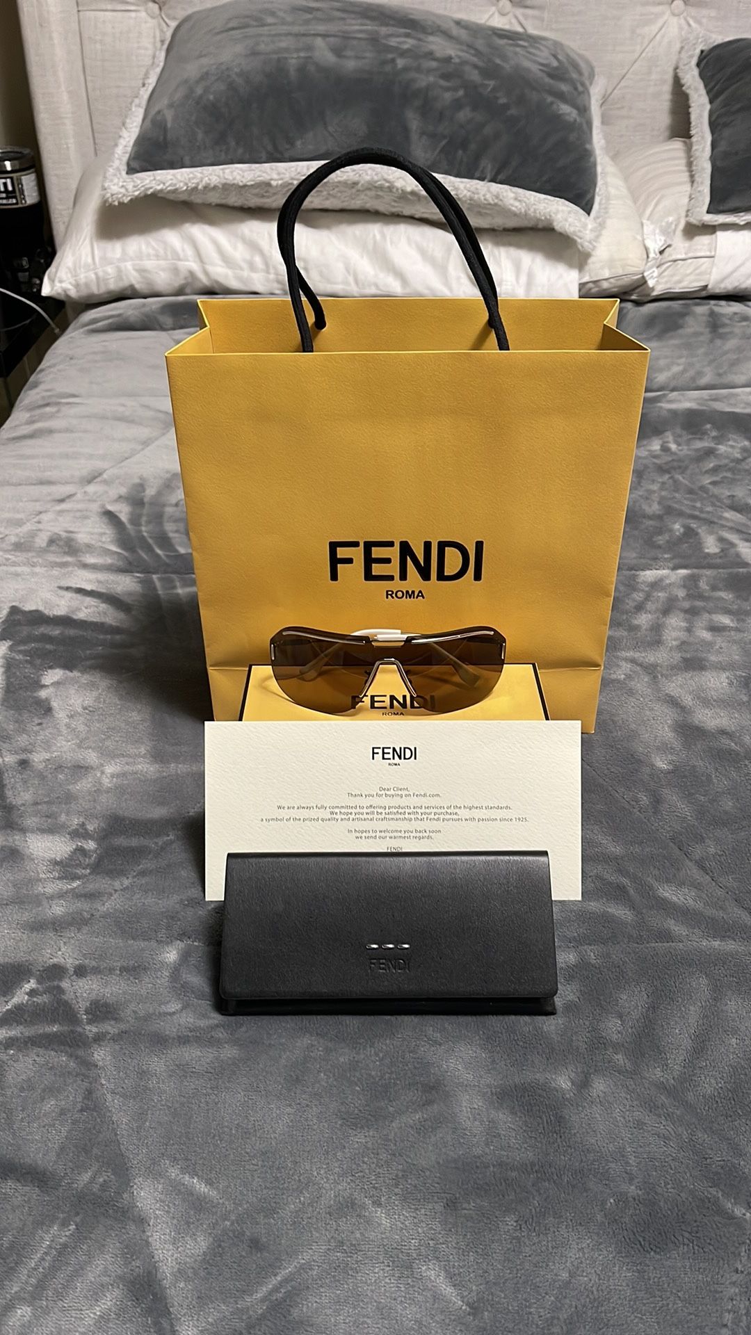FENDI CODE Fashion Show Sunglasses FF M0098/S 3YG/EB 130