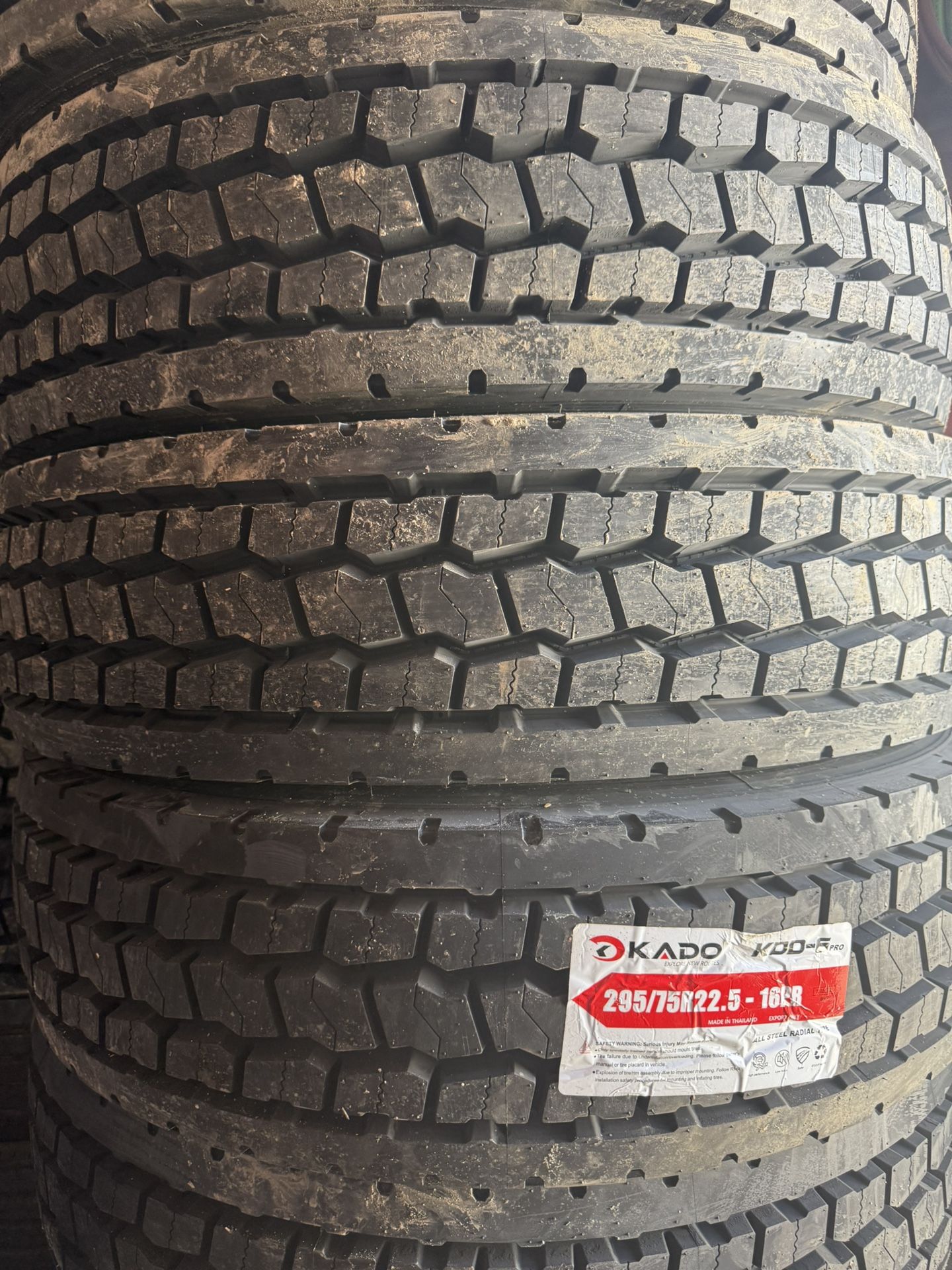 295/75/22.5 Drive Kado Tire For Semi Truck for Sale in Diamond Bar, CA ...